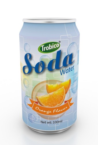 330ml orange flavor soda water